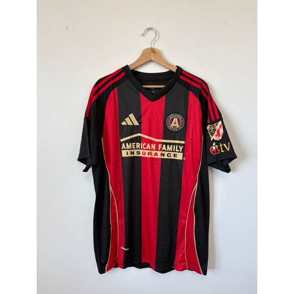 adidas Other - New United FC Adidas Jersey – Red & Black – XL Slim Fit